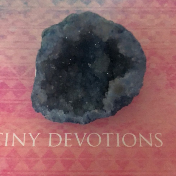 Agate Miniature Colored Geode / Bundle of 4 - Picture 6 of 12